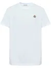 Moncler Men Cotton Pack Of Three Logo Patch T-shirts In White