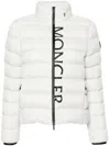 Moncler Cerces Logo Puffer Jacket In White