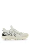 Moncler White Performance Sneakers With Tpu Spoiler In Neutral