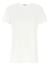 Moncler Logo Patch T-shirt In White