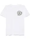 Moncler White T-shirt With Ghost And Logo In White