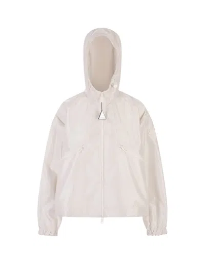 Moncler White Marmace Hooded Jacket
