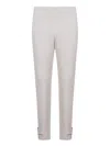 Moncler Mid-rise Trousers In White