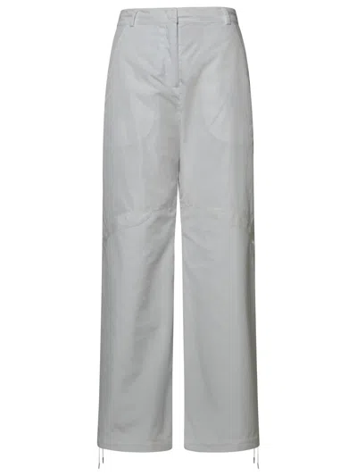 Moncler Nylon Pants Drawstring Hems In White