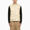 Moncler Tayrona White Nylon Short Waistcoat Men In White