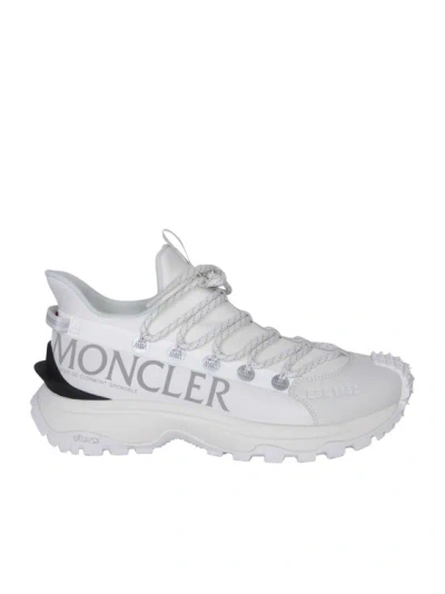 Moncler White Nylon Sneakers