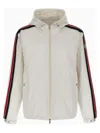 Moncler 'olan' Hooded Jacket In Neutral