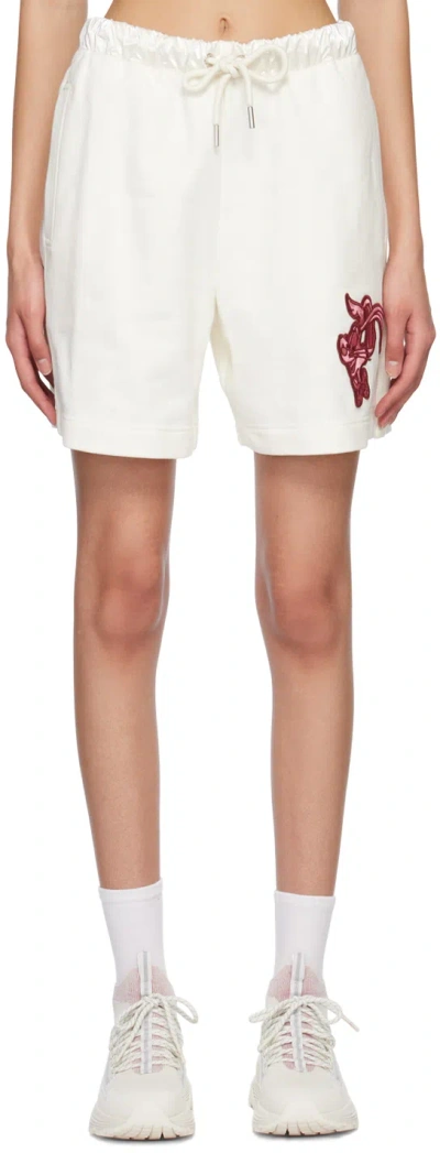Moncler Cotton Shorts In 032 White