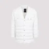 Moncler White Padded Jacket In White