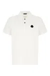 Moncler Classic Cotton Polo T-shirt In White