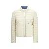 Moncler White Polyamide Coat In White