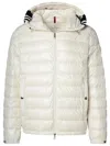 Moncler White Polyester Down Jacket In White