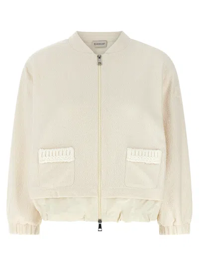 Moncler White Polyester Women's Cardigan