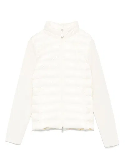 Moncler White Quilted Jacket