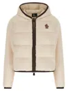 Moncler White Quilted Jacket In White