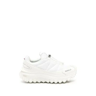 Moncler White Quilted Sneakers