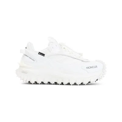 MONCLER WOMEN WHITE ROUND-TOE SNEAKERS, 7.5 LUXURY SNEAKERS FOR WOMEN DARVEYS