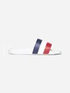 Moncler Striped Logo-detail Slides