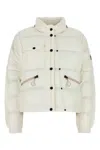 Moncler Mauduit White Polyester Bomber Jacket In White