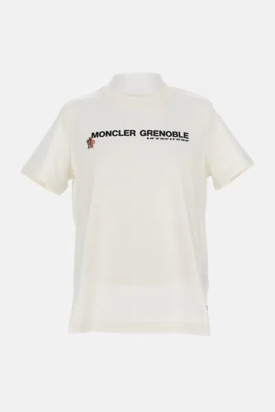 Moncler White Short Sleeves T-shirt