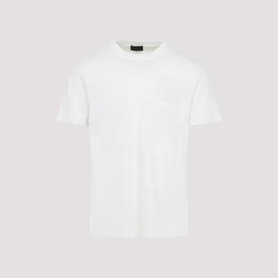 MONCLER WHITE SHORT SLEEVES T-SHIRT
