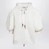 Moncler Drawstring-hood Kangaroo-pocket Jacket In Neutral