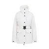 Moncler White Solid Hood Jacket In White