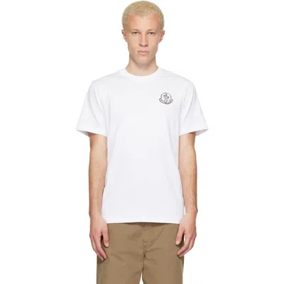 Moncler Logo-patch T-shirt In White