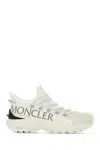 Moncler White Tech Fabric Trailgrip Lite 2 Sneakers In White