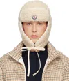 Moncler White Teddy Reversible Hat