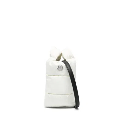 Moncler White Tote Bags Women