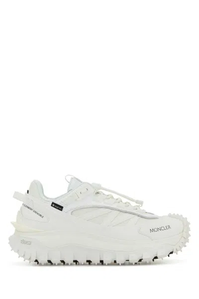 MONCLER WHITE TRAILGRIP GTX SNEAKERS