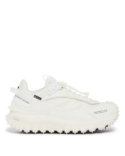 Moncler Waterproof Trailgrip Gtx Sneakers With Carbon Fiber In White