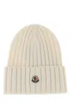 Moncler Hat With Logo In White