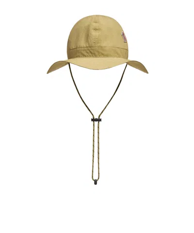 Moncler Wide Brim Bucket Hat In Green