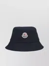 Moncler Bucket Hat With Multicolor Logo Patch