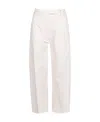 Moncler Wide-leg Casual Pants In White