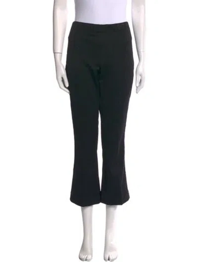 Pre-owned Moncler Wide Leg Pants In Black