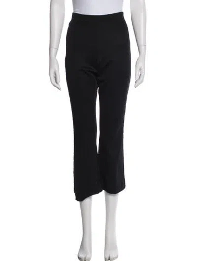 Pre-owned Moncler Wide Leg Pants In Black