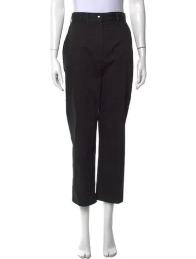 Pre-owned Moncler Wide Leg Pants In Black