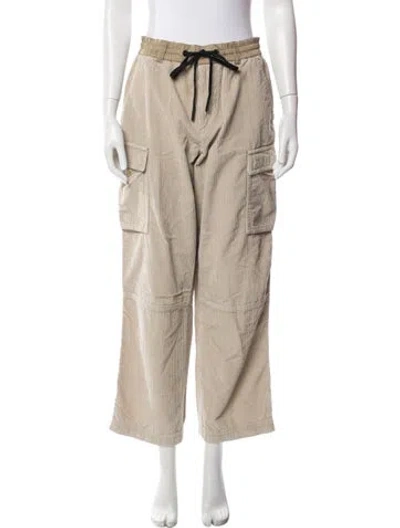 Pre-owned Moncler Wide Leg Pants In Neutral
