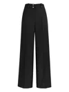 Moncler Wide-leg Trousers In Black