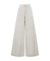 Moncler Wide-legged Jeans In White