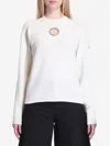 Moncler Willow Smith White Wool Sweater In White