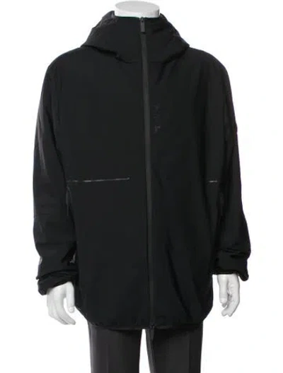 Pre-owned Moncler Windbreaker In Black