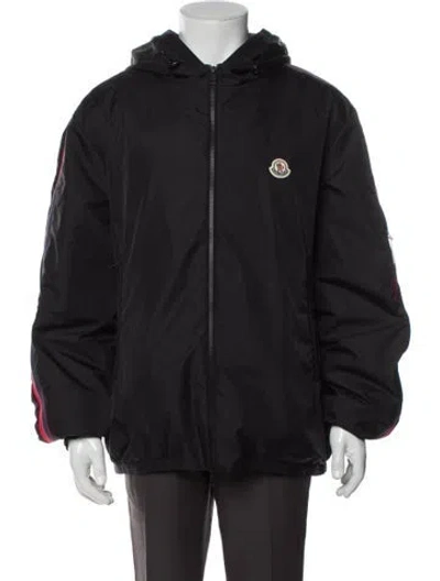 Pre-owned Moncler Windbreaker In Black