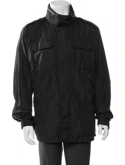 Pre-owned Moncler Windbreaker In Black