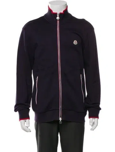 Pre-owned Moncler Windbreaker In Blue