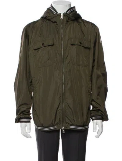 Pre-owned Moncler Windbreaker In Green