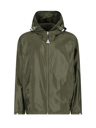 Moncler Long Sleeve Casual Jacket In Green